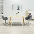 thumbnail image 1 of vidaXL Swivel Dining Chairs 2 pcs Light Grey Fabric, 1 of 5