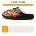thumbnail image 2 of Kids Power Rangers Slippers Boys Girls Non-Slip Fuzzy House Slippers Warm Soft Plush Winter House Shoes Slip-On Shoes, 2 of 7