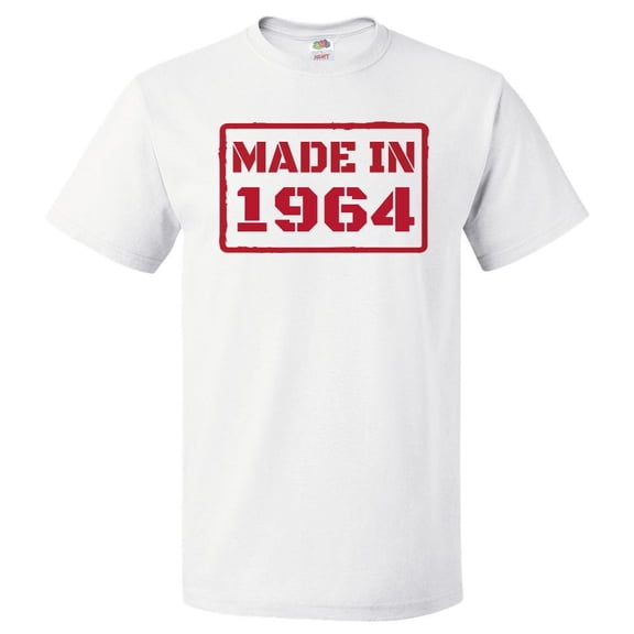 62nd Birthday Gift For 62 Year Old Made In 1964 T Shirt