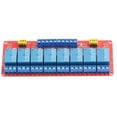 thumbnail image 1 of Placa De Módulo De Relé Optoacoplador De 8 Canales Disparador Alto Y Bajo 24V Sweethay TO003607-00, 1 of 7