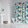 thumbnail image 2 of Pioneer Flower Floral Print Pattern Shower Curtain 72"x84" ,Bathroom Decorative Shower Curtains Set with 12 Hooks,Modern Waterproof Washable Shower Curtain, 2 of 6
