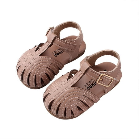 

Mikilon Toddler Baby Girls Cute Shoes Hollow Out Soft Kids Summer Non-slip Sandals Toddler Shoes for Girls 6-9 Month on Sale