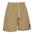 thumbnail image 4 of PIMSSY Men Casual Shorts Comfortable Breathable Lightweight Summer Outdoor Athletic Relaxed Fit Stretch Elastic Waistband Soft Fabric Solid Color Male Breathable Bottoms, 4 of 9
