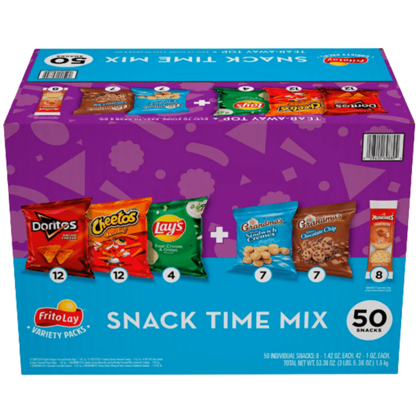 Frito Lay Variety Packs Doritos Nacho Cheese Cheetos Crunchy Sour Cream