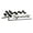 Black, variant on Limei 1 Pack Car Sticker, SPORT Letter Checkered Racing Flag Removable Car Sticker Auto Reflective Decal