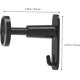 thumbnail image 2 of KAIYANG Soporte de pared para auriculares, soporte para auriculares, soporte para auriculares, gancho para auriculares para montaje en pared para el hogar, 2 of 5