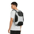 thumbnail image 3 of Reebok Unisex Nolan Tech USB Laptop 18" Backpack, Light Grey, 3 of 6