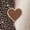 Brown Leopard, variant on Erosebridal Winged Heart Love Letter Envelope Twin Fitted Sheet for Girls, Floral Mail Romantic Bedding 2-Piece 1 Fitted Sheet and 1 Pillowcase