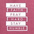 thumbnail image 6 of Wild Bobby, Have Faith Pray Hard Stay Humble Inspirational/Christian Men Graphic Tee, Vintage Heather Red, 5X-Large, 6 of 6