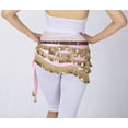 thumbnail image 2 of Hip Scarf Sash Belt with Beads & Coins for Stage Parties Tribal Style Cabaret, 2 of 4