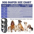 thumbnail image 2 of Dog Sanitary Nappies Dog Pants, Washable Adjustable Dog Diapers Protective Trousers, for Female Dogs Protective Pants in Heat Monthly Bleeding, 2 of 5