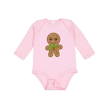 

Inktastic Gingerbread Christmas Gift Baby Boy or Baby Girl Long Sleeve Bodysuit