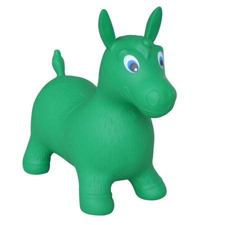 Bounce Buddies Green Bounce Horse Ride-On