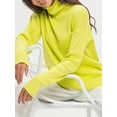 thumbnail image 6 of Wassery Women Loose Turtleneck Sweater Solid Color Long Sleeve Knit Pullovers Tops Women Fall Winter Warm Sweater Streetwear, 6 of 8