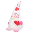 thumbnail image 3 of Gnomo Muñeca Día de San Valentín Hogar Suave Lindo Exquisito Gnomos de Peluche Juguete Decoración de Vacaciones Ornamento para él Sus Niños Amigos Mujeres Hombres ANGGREK Otros, 3 of 8