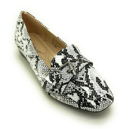

Snake Skin Wedge Flat