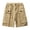 Khaki, variant on WREESH Men's Utility Cargo Work Shorts with 7-Pockets, Loose Comfortable Fit Outdoor Hiking Gym Casual Shorts Quick-Dry Design