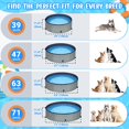 thumbnail image 2 of Piscina plegable para perros Bamda de 120 cm con base gruesa antideslizante, 2 of 9