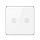 thumbnail image 2 of Tuya ZigBee Light Smart Switch Home Office Control táctil inalámbrico Interruptor de lámpara WiFi Panel de control inteligente, Blanco, 2 unidades Scienceny EL001893-02B, 2 of 2