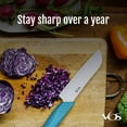 thumbnail image 4 of Vos Ceramic Knives with Covers -3-Piece Knife Set - Ideal Kitchen Knives - (Multi-Color), 4 of 6