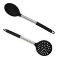 thumbnail image 1 of Juego de utensilios de cocina de silicona, juego de utensilios de cocina de 2 piezas, utensilios de cocina antiadherentes, mango de acero inoxidable, 1 of 5