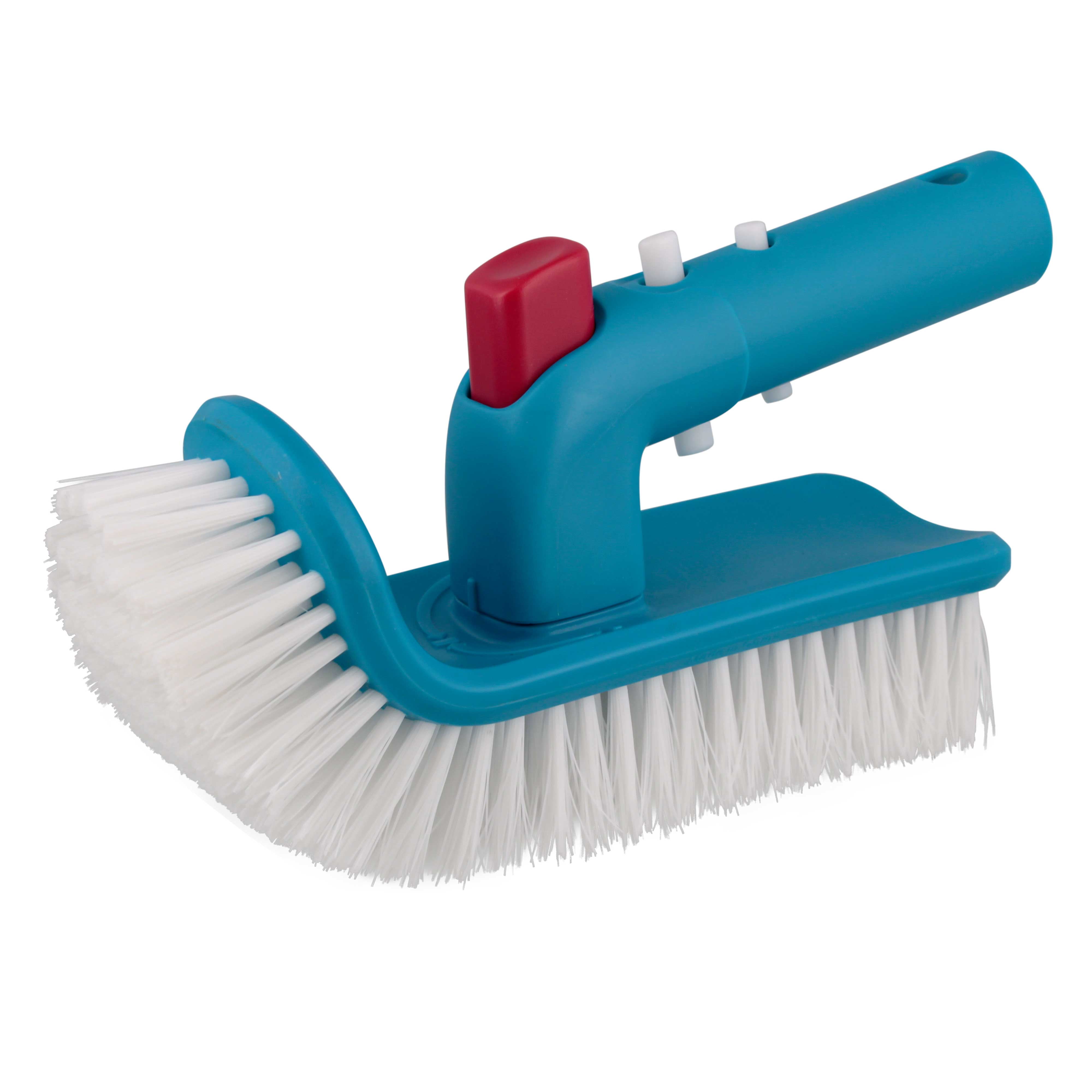 U.S. Pool Supply Professional Pool Step and Corner Cleaning Brush with Adjustable 180 Degree