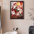 thumbnail image 3 of Cuadros Decorativos DIY 5D Papá Noel Kit de pintura de Navidad Taladro completo Regalo de imagen de diamante redondo JShteea Nuevos Originales, 3 of 8