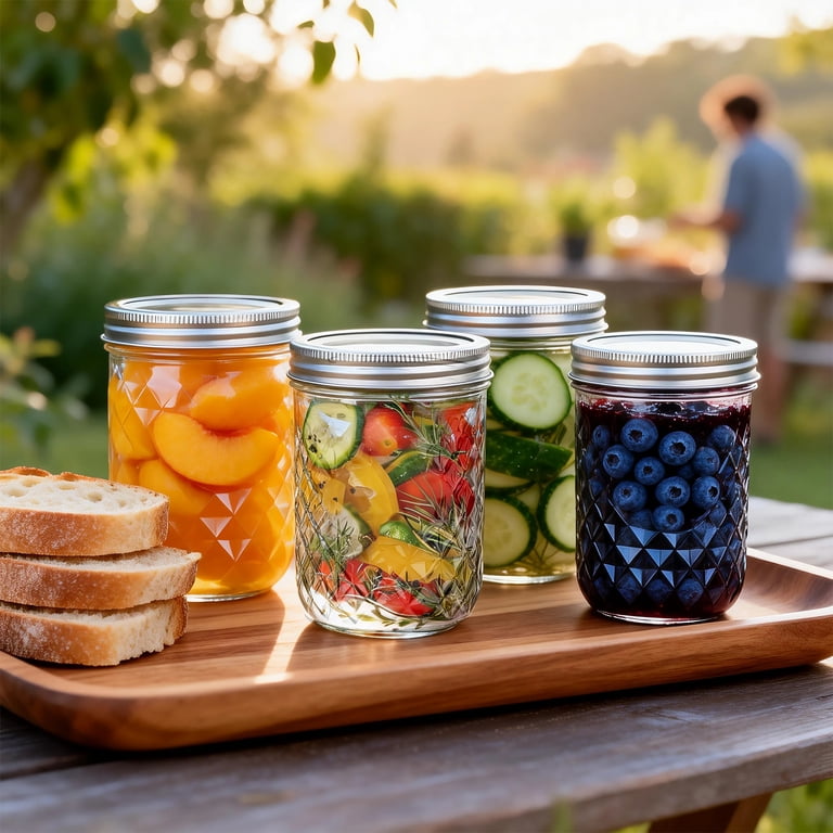 Taimasi 16-Pack Mason Jar Canning Set with Lids photo 2