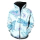 thumbnail image 1 of Sudadera con capucha y cremallera para hombre, con estampado 3D de mariposas y dibujos animados de otoño, estilo Harajuku, estilo hip hop, chándal, 1 of 6