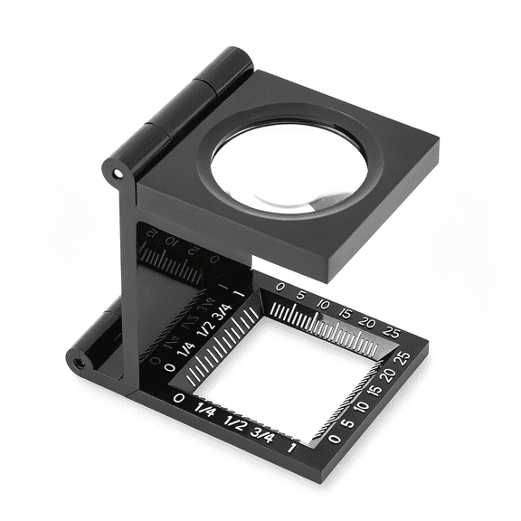 ACDANC 5X30Mm Folding Loupe Magnifier, Loupe Black