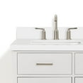 thumbnail image 3 of Ariel W061dwqrvo Hutton 60" Wall Mounted Double Basin Vanity Set - Grey / Pure White Top, 3 of 7