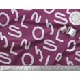 thumbnail image 3 of Soimoi Cotton Poplin Fabric Alphabets,Waves & Fish Artistic Printed Fabric 1 Yard 42 Inch Wide, 3 of 3