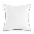 thumbnail image 5 of Laddha Home Designs Handwoven Bird Eye Diamond Cotton Throw Pillow - 18" - Blue and White - Set of 4, 5 of 7