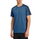 thumbnail image 1 of Ceisia Men's Slim Fit Short Sleeve Crew Neck Quick-Dry Athletic T-Shirt with Contrast Raglan Sleeves Dark Blue L Gifts, 1 of 8