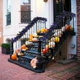 thumbnail image 3 of Gymax 9FT Pre-lit Black Halloween Garland Christmas Rattan w/ LED Lights & Timer, 3 of 10