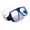 Blue / Clear, variant on Scuba Max MK-121 Navigator Medium Skirt Scuba Dive Mask
