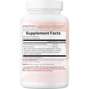 Micro Ingredients TUDCA 2,000mg Bile Salts Supplement, 240 Capsules | 7-in-1 Formula with NAC, Milk Thistle, Glutathione, Dandelion, Artichoke, Taurine for Liver Health | Non-GMO