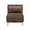 Brown, variant on AC Pacific Folding Upholstered Dane Armless Sleeper Chair, Brown