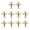 Golden-L, variant on 10Pcs Stainless Spinnerbait Props Fishing Lures Hook Baits Fly Propeller Topwater Fishing Lures Fishing Accessory