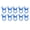 Blue, variant on Yajisi 3 Holes Rope Tensioner Guy Line Cord Tightening Adjusters for Tent Camping Backpacking, 10 Count, Blue (5.90 inches / 15 cm)