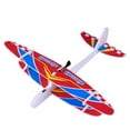 thumbnail image 4 of DIY Biplane Glider Foam Powered Flying Plane Rechargeable Electric Aircraft Model Science Educational Toys for Children Random Color, 4 of 8