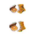 thumbnail image 1 of Caja De Calcetines De Pizza, Accesorios Para Disfraces Para Niñas, Niños, Papá, Mujeres, Parejas Sunnimix Calcetines Pizza, 1 of 8