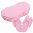 thumbnail image 1 of 12 pares de pantuflas desechables para pedicura, cómodas chanclas, pantuflas de espuma EVA, colores aleatorios, 1 of 6