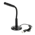 thumbnail image 1 of SHISUYAN Adjustable Microphone USB Laptop Microphone Chat Mic Mini Microphone with Base, 1 of 8