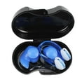thumbnail image 3 of Swimming Ear Plug Nose Clip Set, Silicone Ear Waterproof Ear Nose Protector, Ear with Storage Box, for Snorkeling Beginners Kids Blue, 3 of 8