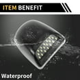 thumbnail image 6 of Unique Bargains 2 Pcs LED License Plate Light Tag Lamp Assembly for Chevrolet Silverado for GMC Sierra 1500 2500 3500 2001-2013 No.22788117 White 6500K Clear Lens, 6 of 7