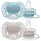 thumbnail image 2 of Chupete Ultra Soft de Philips AVENT, 6-18 Meses, Azul y Gris, Paquete de 4, SCF211/40, 2 of 3