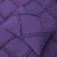 thumbnail image 6 of D.N.G. BEDDINGS 1 Piece Luxurious Diamond Ruffle Comforter Super Soft, All Season Pintuck 800 Thread Count, 100% Egyptian Cotton, Twin/Twin XL Size Purple Color, 6 of 9