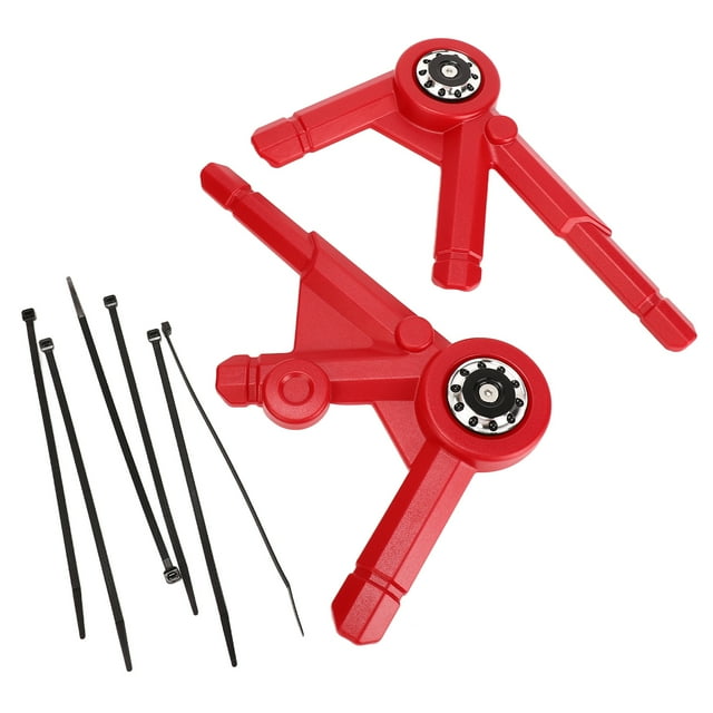 Motorcycle Side Frame Guard, Accurate Fitting Side Frame Cover ABS Protective Exquisite Appearance For Motorbike Red