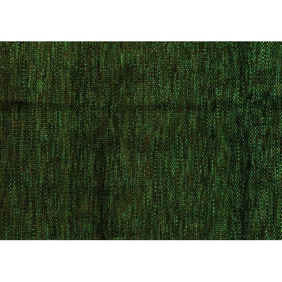 Ahgly Company Indoor Rectangle Abstract Green Modern Area Rugs, 3' x 5'